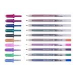 ΜΑΡΚΑΔΟΡΟΙ GELLY GOLD SILVER SHADOW SET 10 COLOURS - Image 3