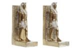 ΒΙΒΛΙΟΣΤΑΤΕΣ  SET 2 RESIN 10,5X7,5X20 EGYPTIAN GOLDEN - Image 2