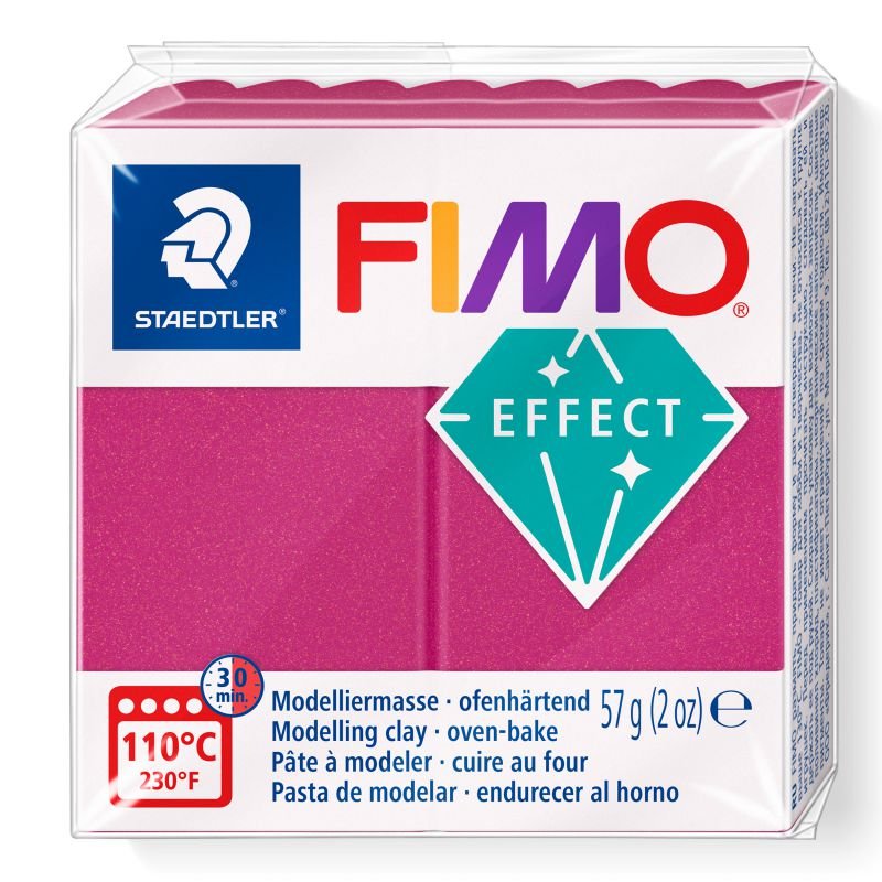 STAEDTLER ΠΗΛΟΣ FIMO EFFECT 8010-21 Metallic Bordeaux 57g