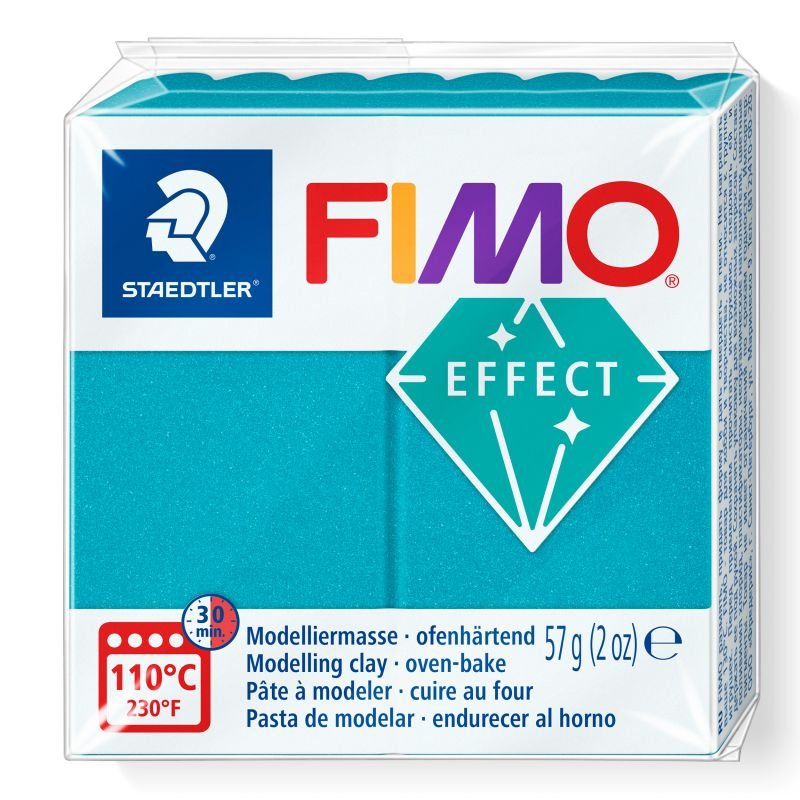 STAEDTLER ΠΗΛΟΣ FIMO EFFECT 8010-36 Metallic Turquoise 57g