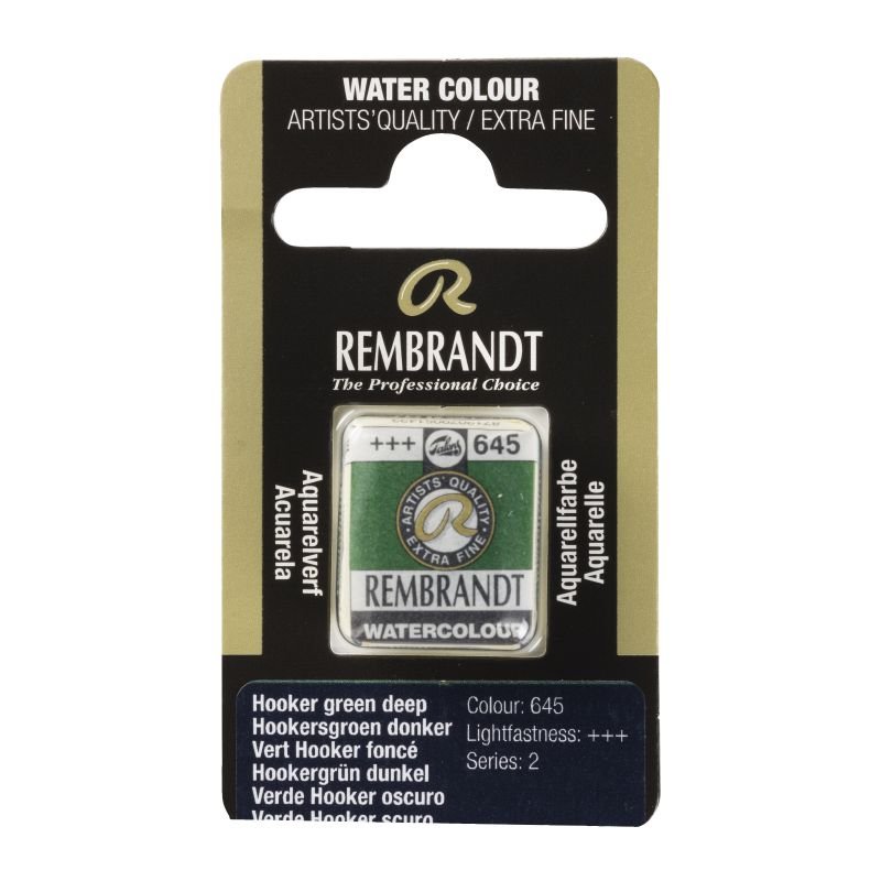 ΠΑΣΤΙΛΙΕΣ ΑΚΟΥΑΡΕΛΑΣ REMBRANDT S1 645 Hooker Green Deep