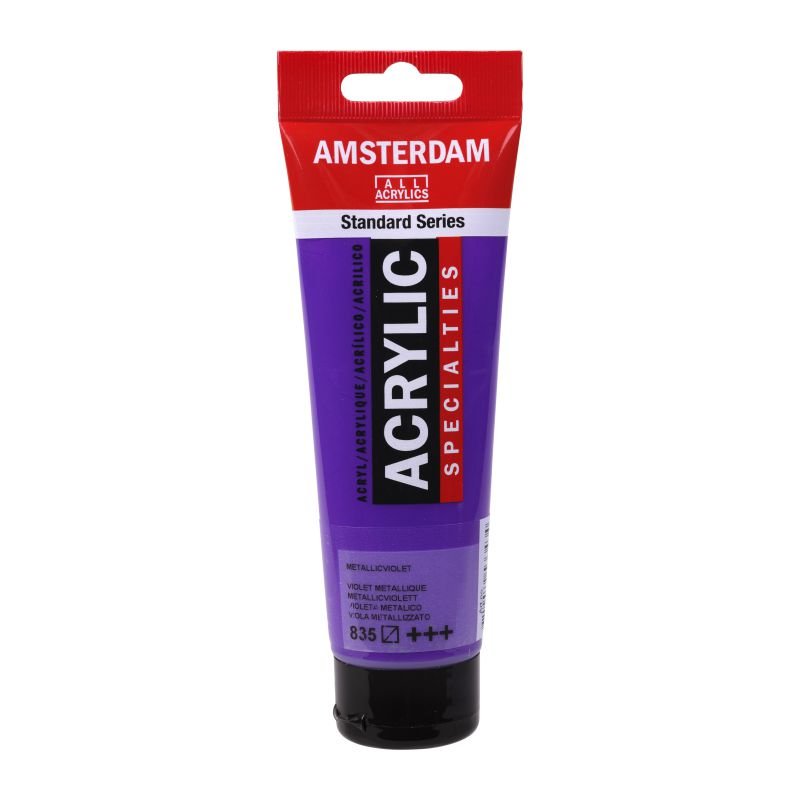65906-1 ΑΚΡΥΛΙΚΟ ΜΕΤΑΛΛΙΚΟ AMSTERDAM 120ml No.835 Metallic Violet - Image 1