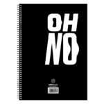 ΤΕΤΡΑΔΙΟ ΣΠΙΡΑΛ "OH NO!" 17x25/240ΣΕΛ- 4 ΘΕΜΑΤΑ (ΣΥΣ-6ΤΕΜ)