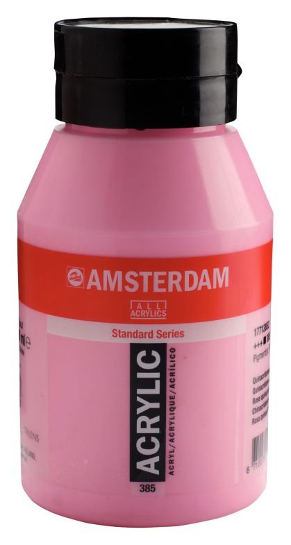 66457-1 ΑΚΡΥΛΙΚΟ AMSTERDAM 1L No.385 Quinacridone Rose Light - Image 1