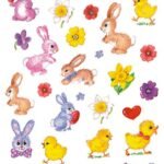 ΠΑΣΧΑΛΙΝΑ ΑΥΤΟΚΟΛΛΗΤΑ STICKER