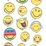 ΑΥΤΟΚΟΛΛΗΤΑ SMILEY RAINBOW