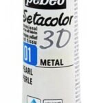 ΠΕΡΙΓΡΑΜΜΑΤΑ ΥΦΑΣΜΑΤΟΣ Pearl METAL EFFECT 20ml SETACOLOR 3D