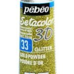 ΠΕΡΙΓΡΑΜΜΑΤΑ ΥΦΑΣΜΑΤΟΣ Gold powder GLITTER EFFECT 20ml SETACOLOR 3D