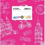 ΤΕΤΡΑΔΙΟ "D-COLOR" ΡΙΓΕ ΦΟΥΞ 50 ΦΥΛΛΑ  (ΣΥΣΚ-15ΤΕΜ)
