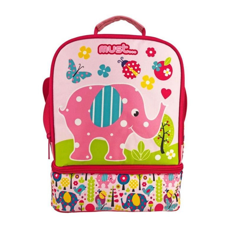 67080-1 ΤΣΑΝΤΑΚΙ ΦΑΓΗΤΟΥ ΙΣΟΘΕΡΜΙΚΟ "YUMMY CUTE ELEPHANT" 2 ΘΗΚΕΣ MUST - Image 1