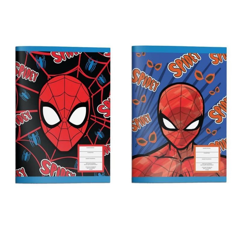 ΤΕΤΡΑΔΙΟ "SPIDERMAN" 17x25 40 ΦΥΛΛΑ 2 ΣΧΕΔΙΑ