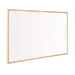 ΠΙΝΑΚΑΣ ΛΕΥΚΟΣ ΜΕΛΑΜΙΝΗΣ 30x40cm ΞΥΛΙΝΗ ΚΟΡΝΙΖΑ