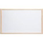 ΠΙΝΑΚΑΣ ΛΕΥΚΟΣ ΜΕΛΑΜΙΝΗΣ 40x60cm ΞΥΛΙΝΗ ΚΟΡΝΙΖΑ