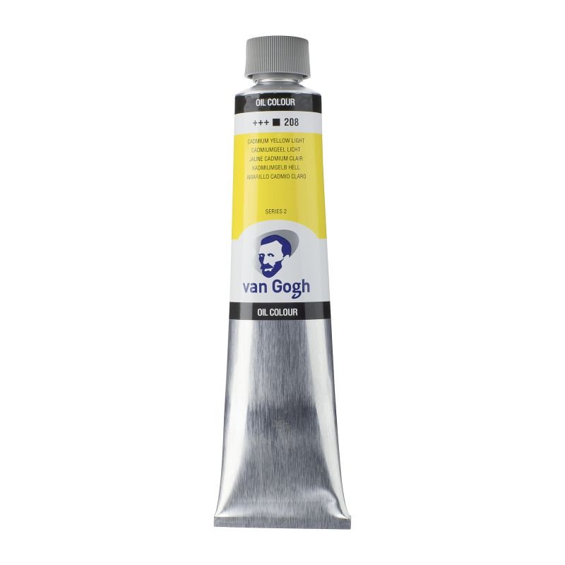 67351-1 ΛΑΔΙΑ VAN GOGH S2 200ml No.208 Cadmium Yellow Light - Image 1