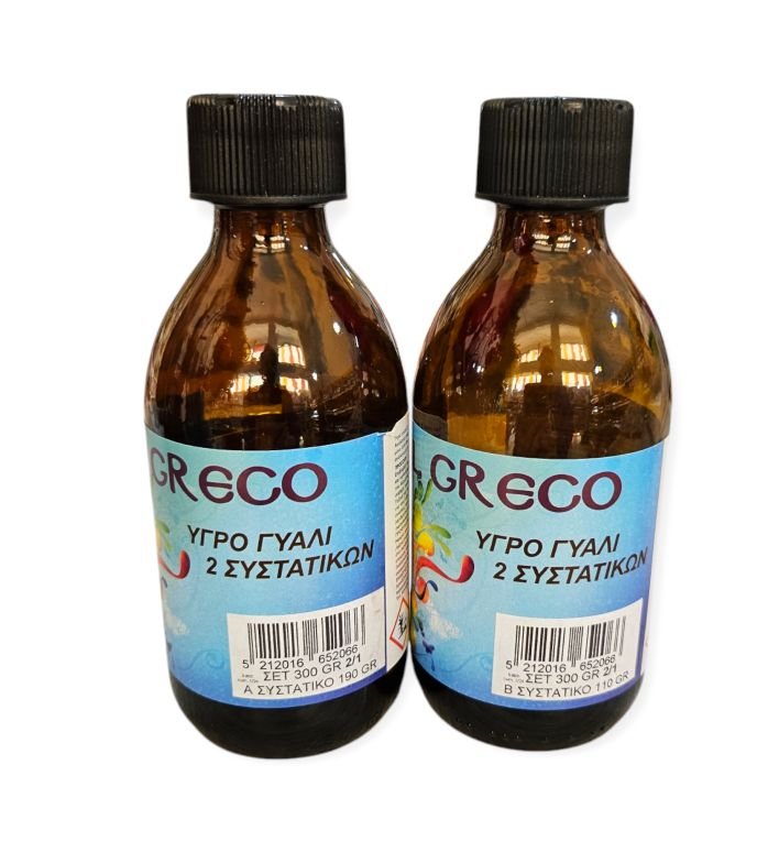 67701-1 ΥΓΡΟ ΓΥΑΛΙ 2/1 ΣΕΤ 300ML (Α ΣΥΣΤΑΤΙΚΟ 190GR - Β ΣΥΣΤΑΤΙΚΟ 110GR) - Image 1