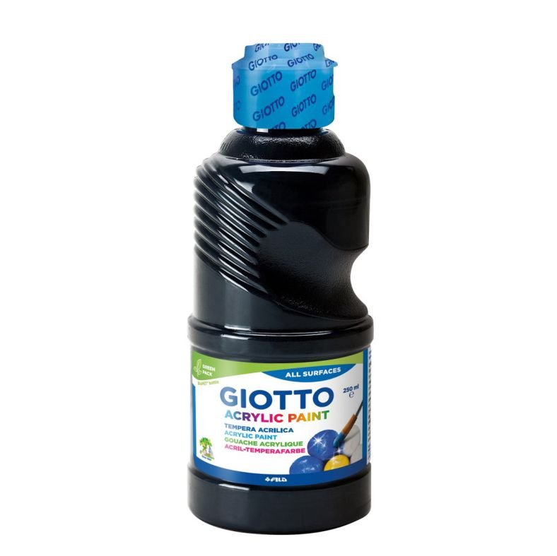 67719-1 ΑΚΡΥΛΙΚΗ ΤΕΜΠΕΡΑ ΜΑΥΡΗ 250ml GIOTTO - Image 1
