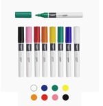 ΜΑΡΚΑΔΟΡΟΙ 2ΜΜ ΑΚΡΥΛΙΚΟΙ CARIOCA 8 ΧΡΩΜΑΤΑ ΓΙΑ ΟΛΕΣ ΤΙΣ  ΕΠΙΦΑΝΕΙΕΣ - Image 2