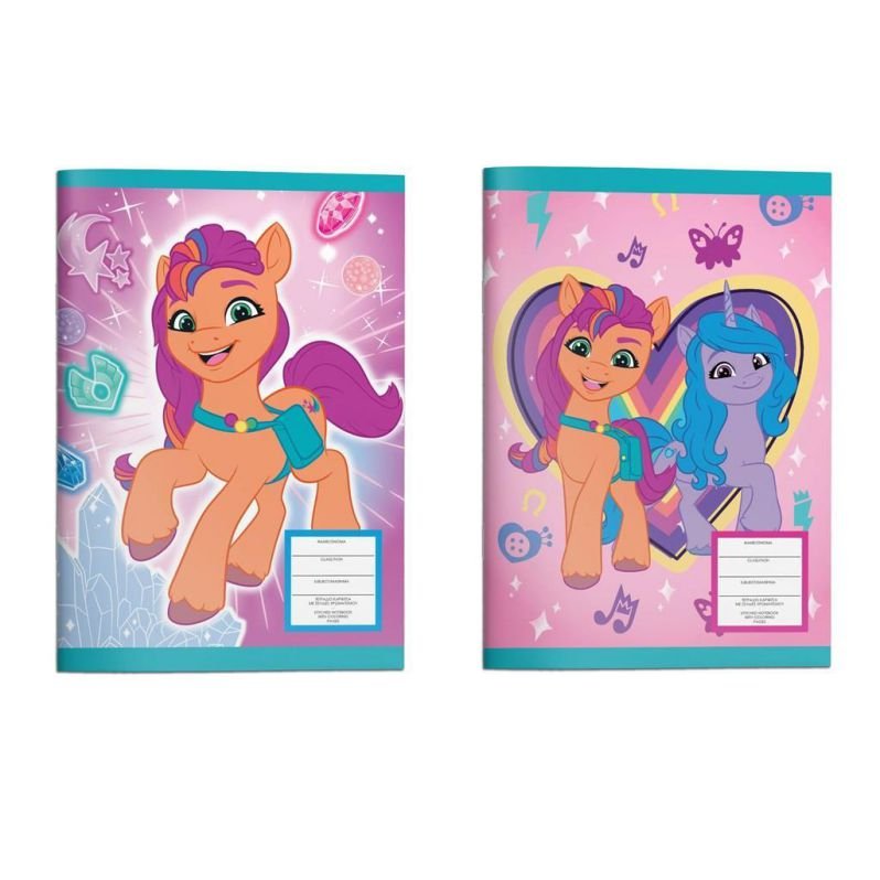 67947-1 ΤΕΤΡΑΔΙΟ "MY LITTLE PONY" 17x25 40 ΦΥΛΛΑ ΣΕ 2 ΣΧΕΔΙΑ (ΣΥΣΚ-12ΤΕΜ) - Image 1