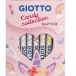 ΜΑΡΚΑΔΟΡΟΙ GIOTTO GLITTER 8 ΤΜΧ CANDY COLLECTION