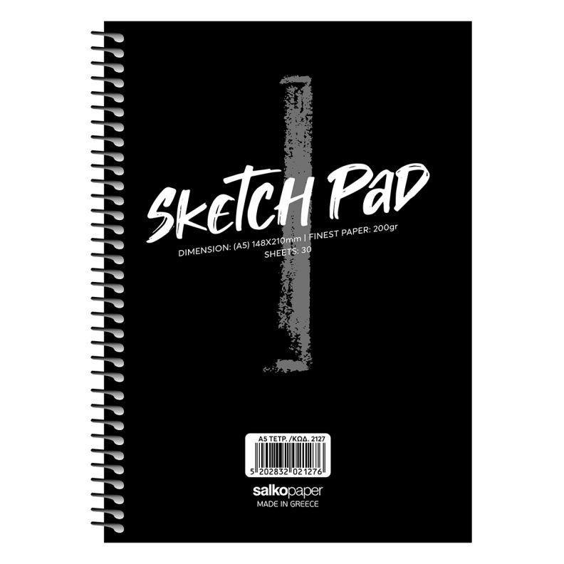 68063-1 ΤΕΤΡΑΔΙΟ SKETCH PAD 14,8x21,0 30Φ 200GR (ΣΥΣΚ-10ΤΕΜ) - Image 1