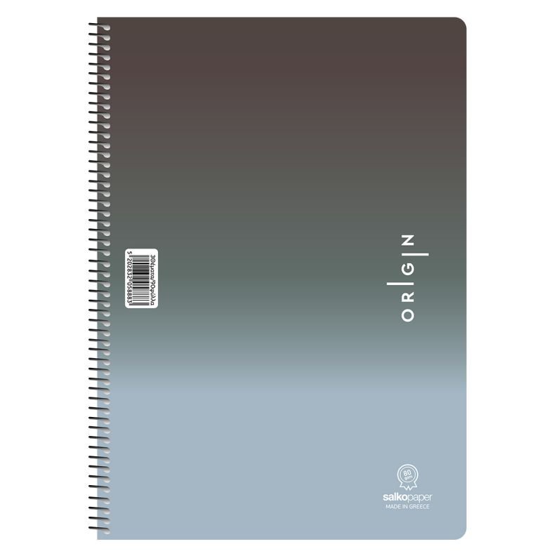ΤΕΤΡΑΔΙΟ ΣΠΙΡΑΛ "ORIGIN" 21x29/240ΣΕΛ-4 ΘΕΜΑΤΑ