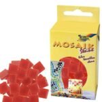 ΨΗΦΙΔΕΣ  ΜΩΣΑΪΚΑ ΠΛΑΚΑΚΙΑ 200gr 300τεμ  10X10MM ΚΟΚΚΙΝΟ