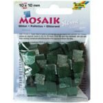 ΨΗΦΙΔΕΣ  ΜΩΣΑΪΚΑ ΠΛΑΚΑΚΙΑ GLITTER MIX, 45G, 10X10MM, 190 ΤΕΜΑΧΙΑ, ΓΚΡΙ