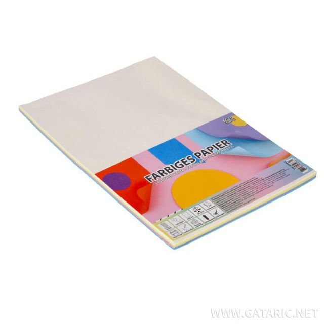 ΕΓΧΡΩΜΟ ΧΑΡΤΙ A4 PASTEL 5 ΧΡΩΜΑΤΑ 100 ΦΥΛΛΑ