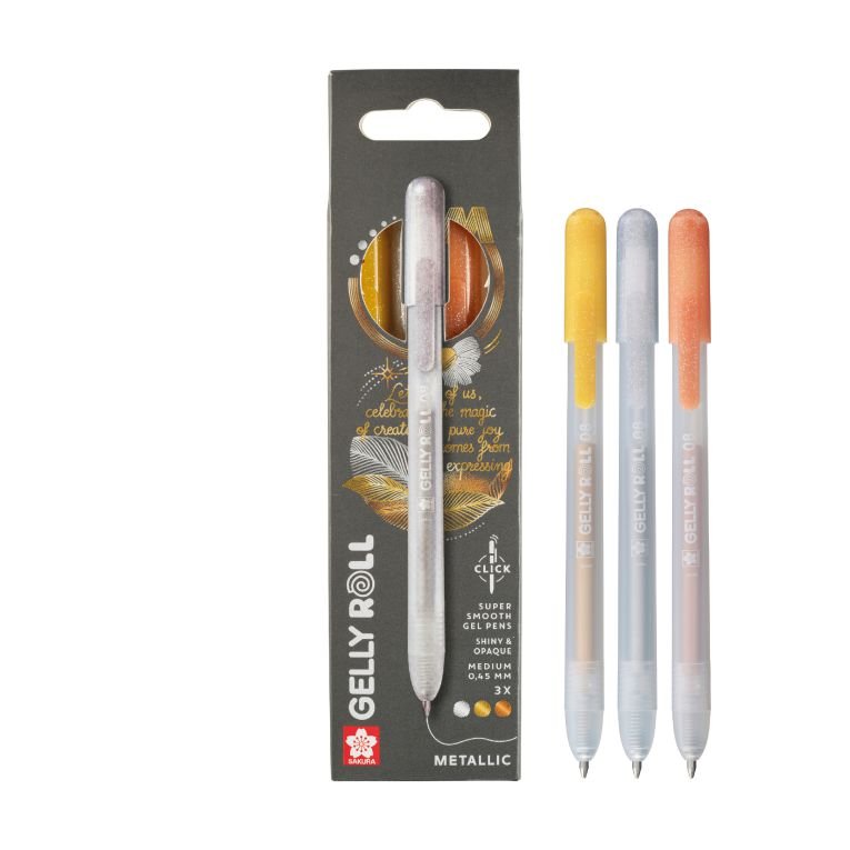 ΜΑΡΚΑΔΟΡΟΙ GELLY ROLL RETRO METALLIC SET 3 (Silver-Gold-Copper)