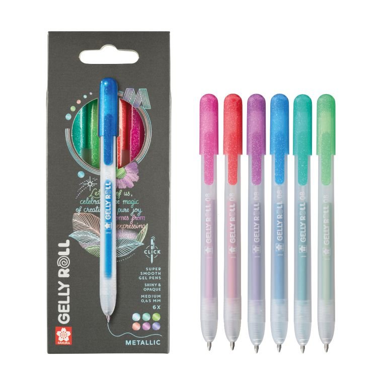 ΜΑΡΚΑΔΟΡΟΙ GELLY ROLL RETRO METALLIC SET 6