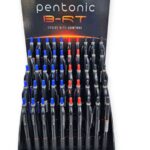 ΣΤΥΛΟ 12490024 ΒΙΤΡΙΝΑ 100 ΣΤΥΛΟ PENTONIC 0.7 ΜΠΛΕ-ΚΟΚΚΙΝΟ-ΜΑΥΡΟ
