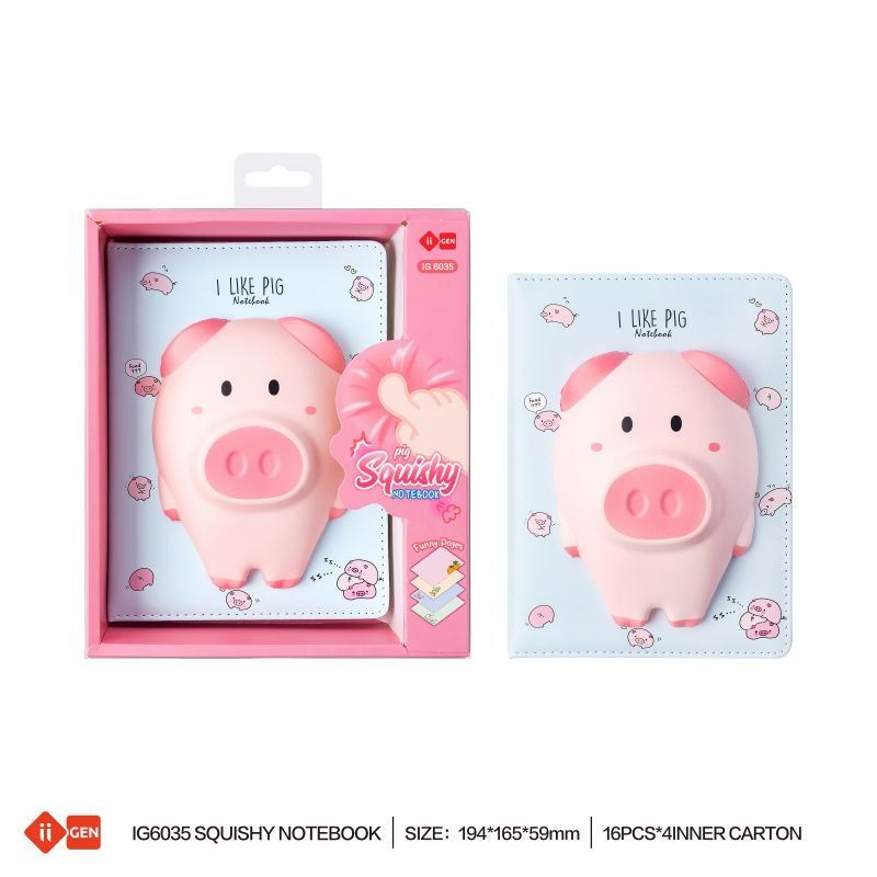 ΣΗΜΕΙΩΜΑΤΑΡΙΟ SQUISHY "PIG"