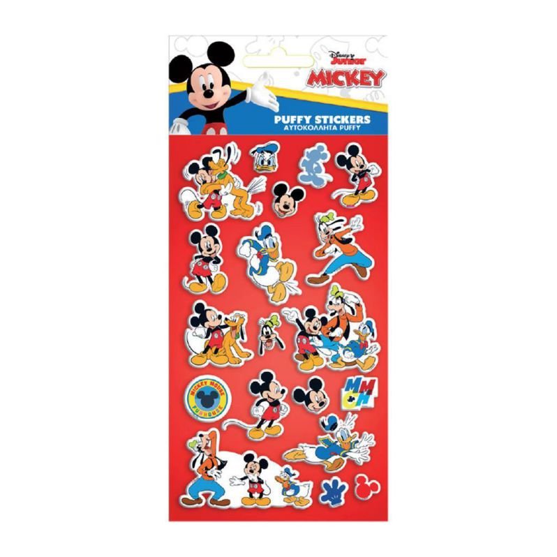 68581-1 ΑΥΤΟΚΟΛΛΗΤΑ PUFFY "MICKEY" 10x22cm - Image 1