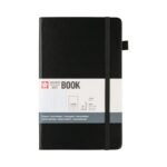 ΜΠΛΟΚ 13x21 Black SQUARED ΜΕ ΛΑΣΤΙΧΟ SAKURA 80 ΦΥΛΛΑ