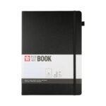 ΜΠΛΟΚ 21x30 Black ΡΙΓΕ ΜΕ ΛΑΣΤΙΧΟ SAKURA 80 ΦΥΛΛΑ