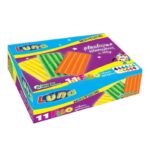 ΠΛΑΣΤΕΛΙΝΗ FLUO ΣΕ 11 ΧΡΩΜΑΤΑ 500g LUNA
