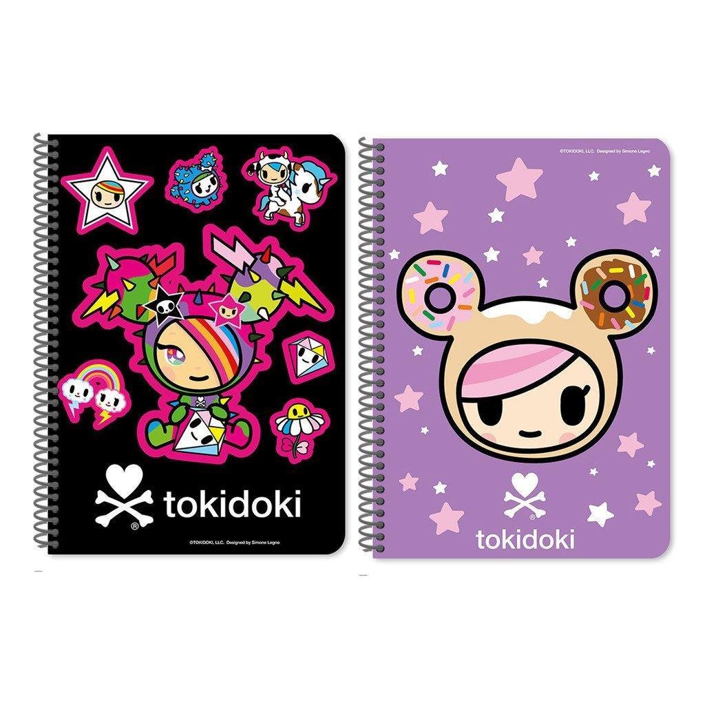69228-1 ΤΕΤΡΑΔΙO ΣΠΙΡΑΛ "TOKIDOKI" 17x25/60 ΦΥΛΛΑ 2 ΘΕΜΑΤΩΝ ΣΕ 2 ΣΧΕΔΙΑ (ΣΥΣΚ-8ΤΕΜ) - Image 1