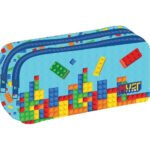 ΣΧΟΛΙΚΗ ΚΑΣΕΤΙΝΑ ΒΑΡΕΛΑΚΙ "BRICKS" 2 ΘΗΚΕΣ MUST TEAM