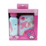 ΣΕΤ ΦΑΓΗΤΟΥ "MY MELODY" ΦΑΓΗΤΟΔΟΧΕΙΟ 800ml-ΠΑΓΟΥΡΙ ΑΛΟΥΜΙΝΙΟΥ 500ml
