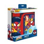 ΣΕΤ ΦΑΓΗΤΟΥ "SPIDEY AND HIS AMAZING FRIENDS" ΦΑΓΗΤΟΔΟΧΕΙΟ 800ml-ΠΑΓΟΥΡΙ ΑΛΟΥΜΙΝΙΟΥ 500ml