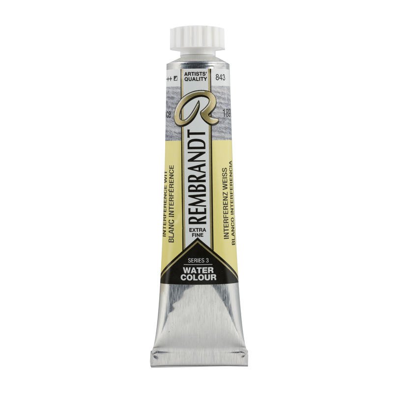 69322-1 REMBRANDT Watercolour 843 Interference White 20 ml - Image 1