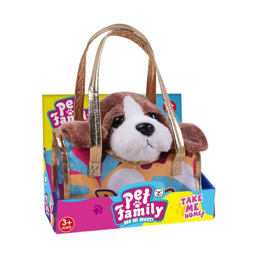 69896-1 ΛΟΥΤΡΙΝΟ ΣΚΥΛΑΚΙ ΣΕ ΤΣΑΝΤΑ LUNA TOYS - Image 1