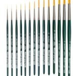 ΠΙΝΕΛΑ DA VINCI  VA-1270_4 NOVA LETTERING BRUSH GREEN HANDLES