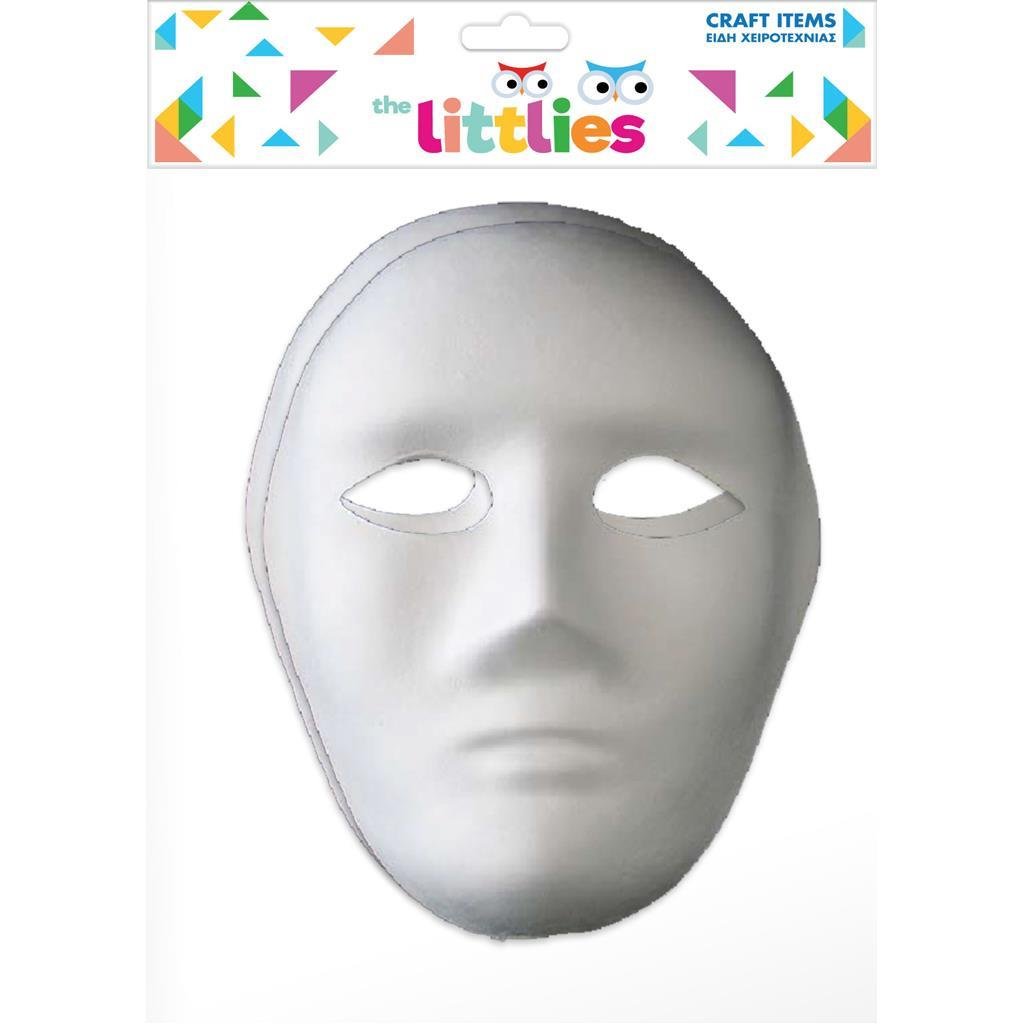 69955-1 ΜΑΣΚΑ ΠΡΟΣΩΠΟΥ ΧΕΙΡΟΤΕΧΝΙΑΣ THE LITTLIES ΧΑΡΤΙΝΗ 240χ190χ80MM 2 ΤΜΧ. - Image 1