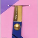 ΨΑΛΙΔΙ FOLIA PREMIUM, ΜΟΝΤΕΡΝΟΥ ΣΤΥΛ, ΧΡΥΣΟ & ΜΠΛΕ, ΜΗΚΟΥΣ ΠΕΡΙΠΟΥ 7,9 ΙΝΤΣΩΝ, ΓΙΑ ΔΕΞΙΟΧΕΙΡΕΣ, ΑΠΟ ΑΝΟΞΕΙΔΩΤΟ ΑΤΣΑΛΙ