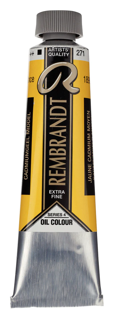 18029 ΛΑΔΙΑ REMBRANDT 40ml S4 No 271 Cadmium Yellow Medium - Image 1