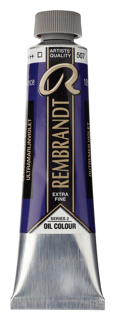 18034 ΛΑΔΙΑ REMBRANDT 40ml S2 No 507 Ultramarine Violet - Image 1
