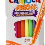 ΜΑΡΚΑΔΟΡΟΙ ΖΩΓΡΑΦΙΚΗΣ ΦΩΣΦΟΡΟΥΧΟΙ Carioca Neon 8 Χρώματα 42785