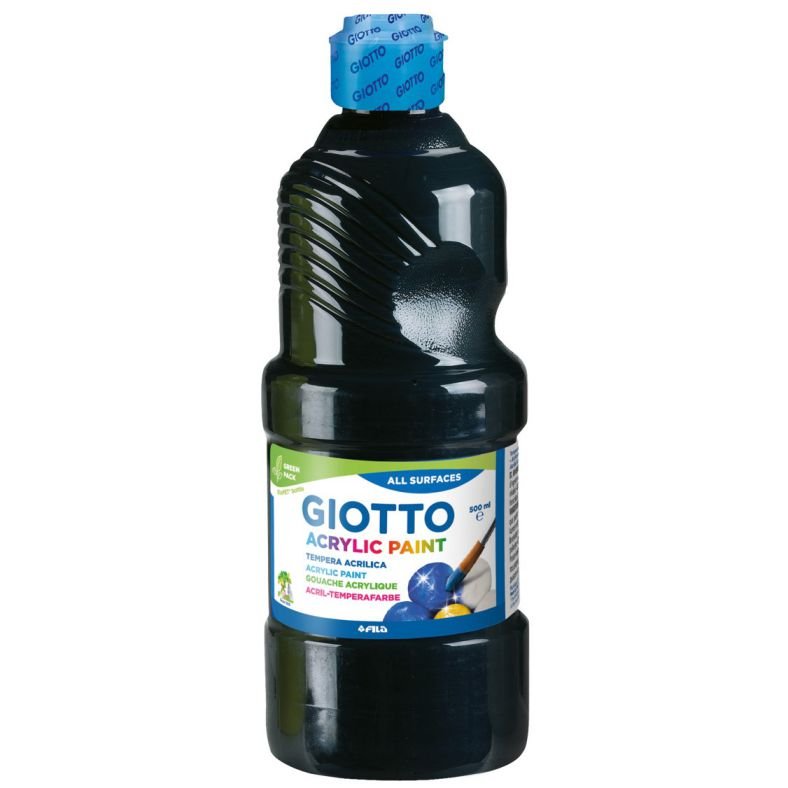 24961-1 ΑΚΡΥΛΙΚΗ ΤΕΜΠΕΡΑ ΜΑΥΡΗ 500ML GIOTTO - Image 1