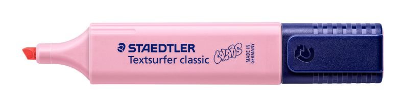29740 ΜΑΡΚΑΔΟΡΟΣ ΥΠΟΓΡΑΜΜΙΣΗΣ TEXTSURFER PASTEL ΡΟΖ - Image 1